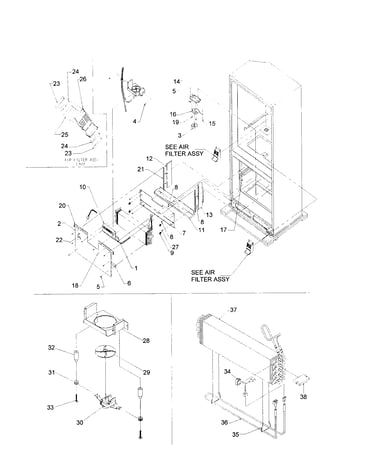 Evaporator area