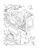 Lower cabinet and front panel