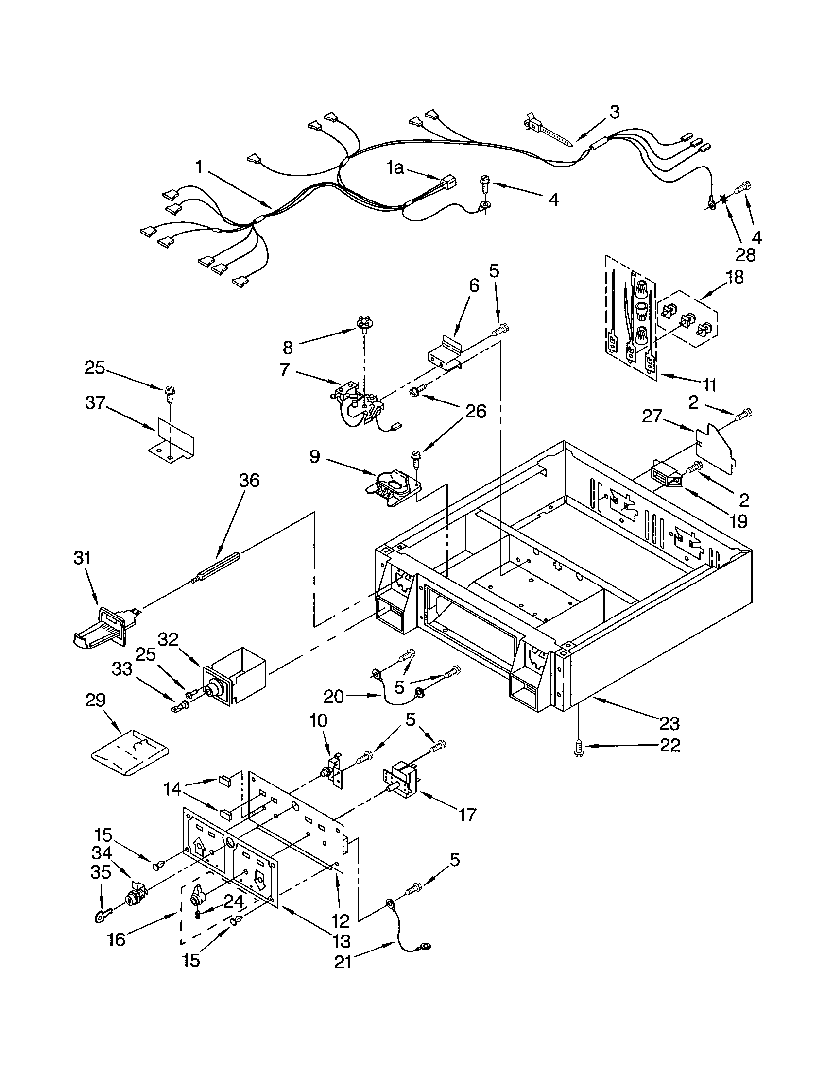Control panel and separator