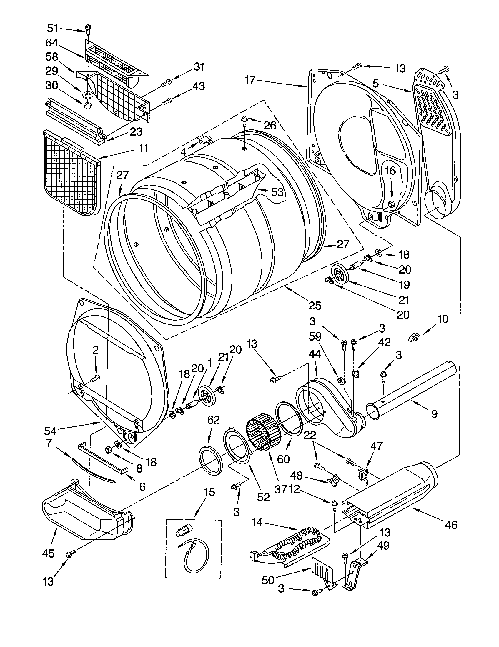 Upper and lower bulkhead