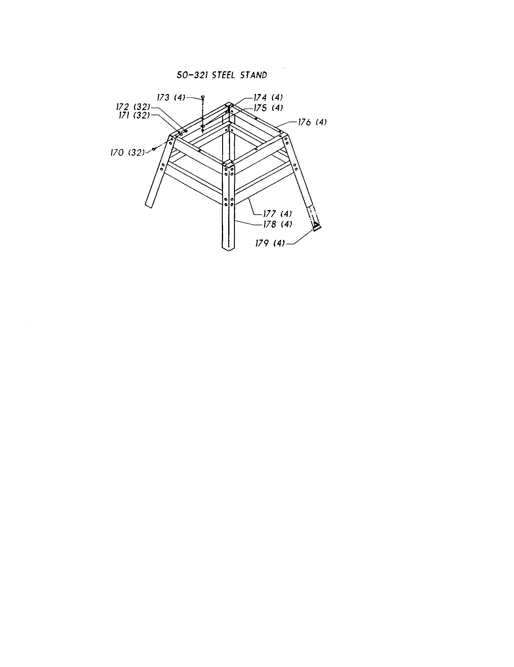Steel stand