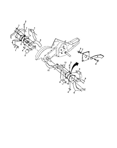 Tine assembly