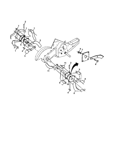 Tine assembly