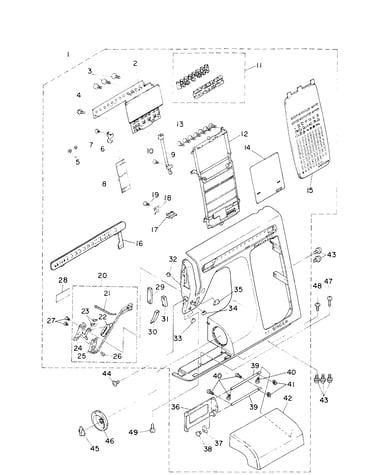 Front panel components