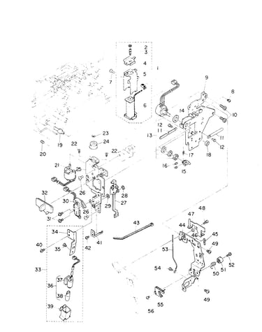 Face plate/encoder/solenoid no.1