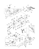 Feed dog/feed rock shaft components