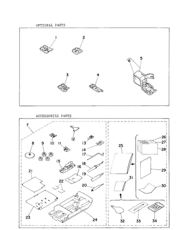 Optional parts/accessories