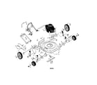 Poulan PR6N22SHA rotary lawn mower diagram