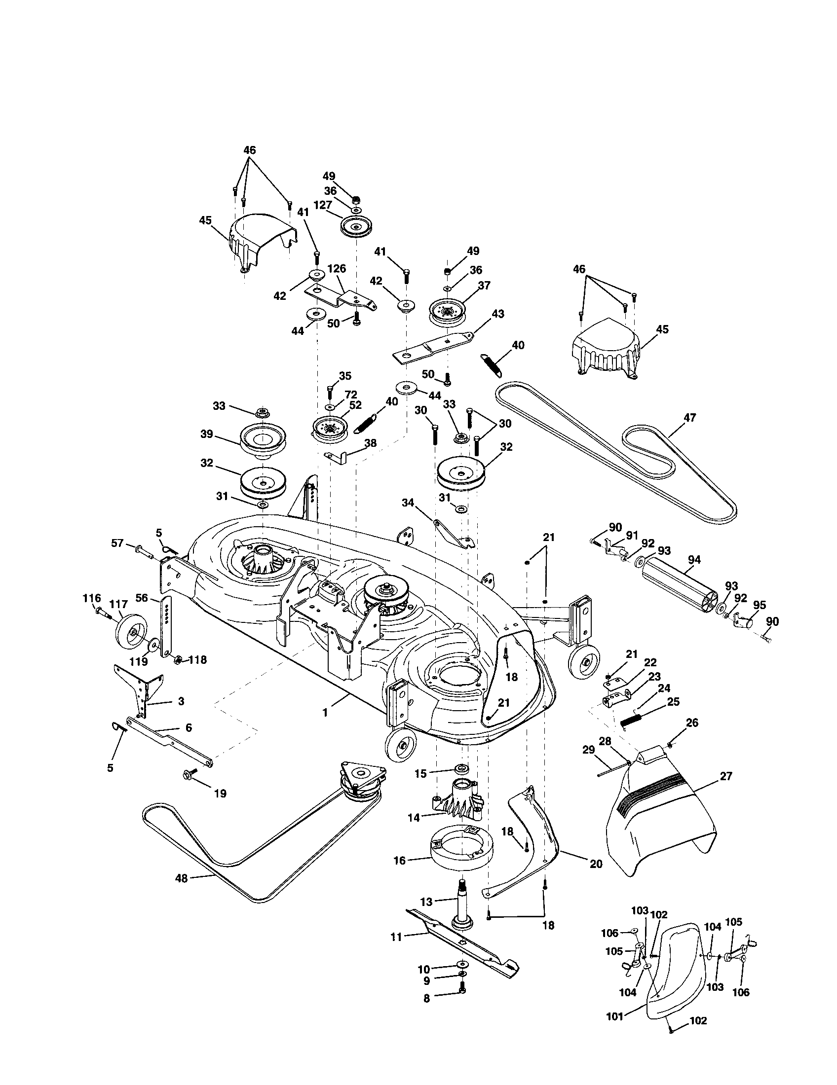 Mower deck