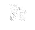 Poulan DPR20H46STB seat assembly diagram