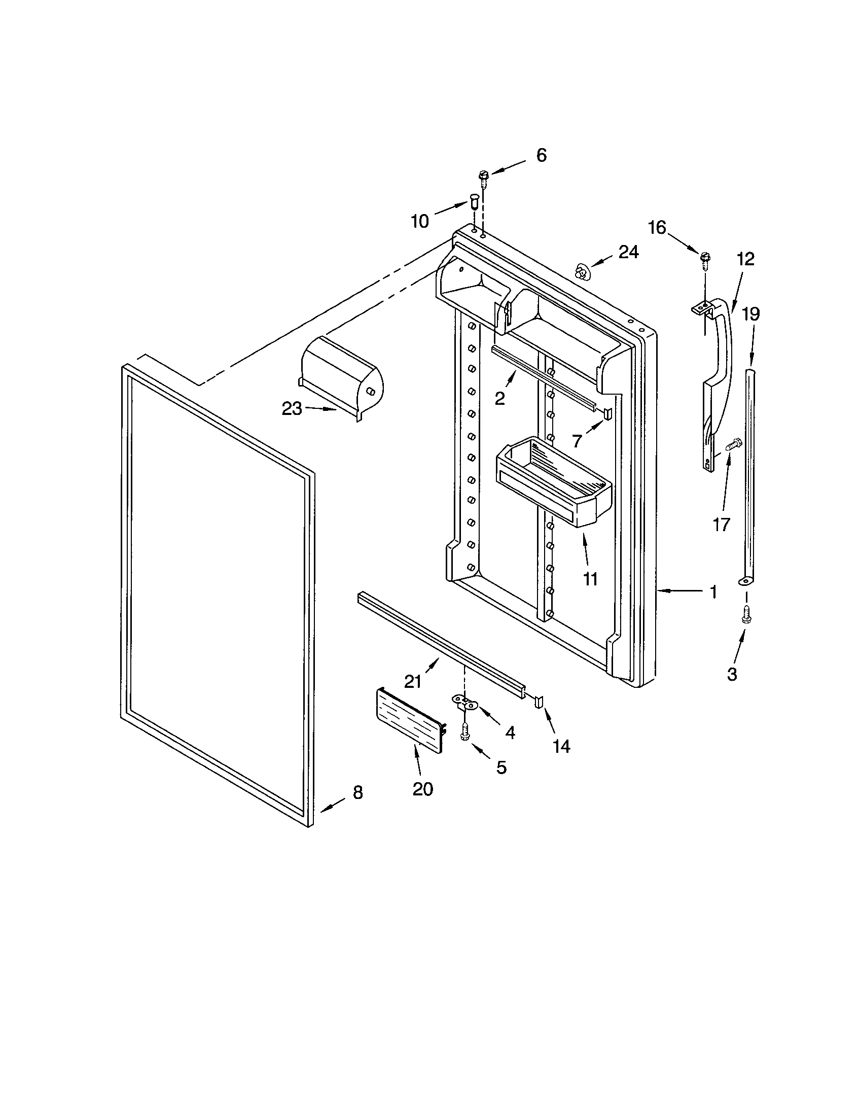 REFRIGERATOR DOOR