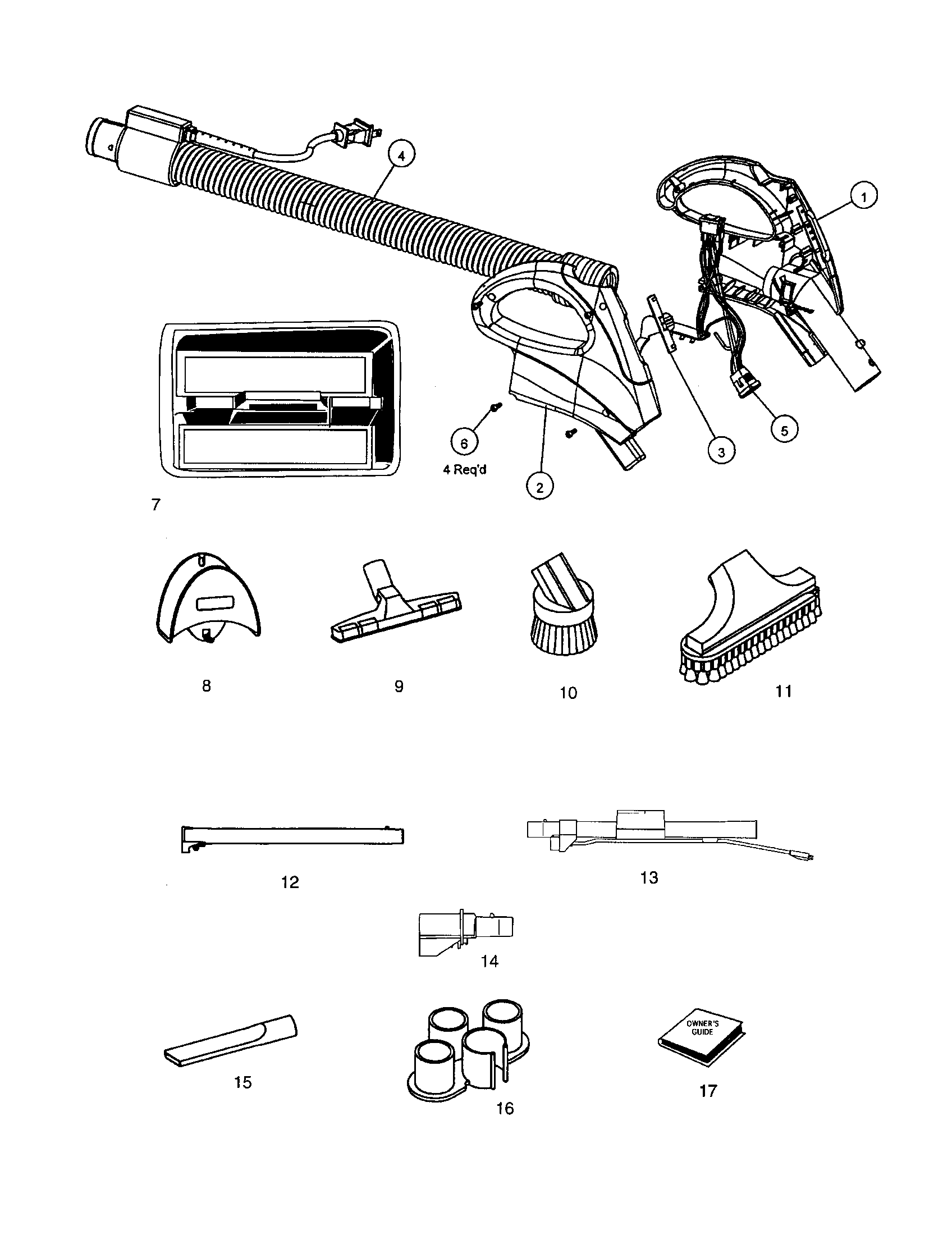 HOSE AND ATTACHMENTS