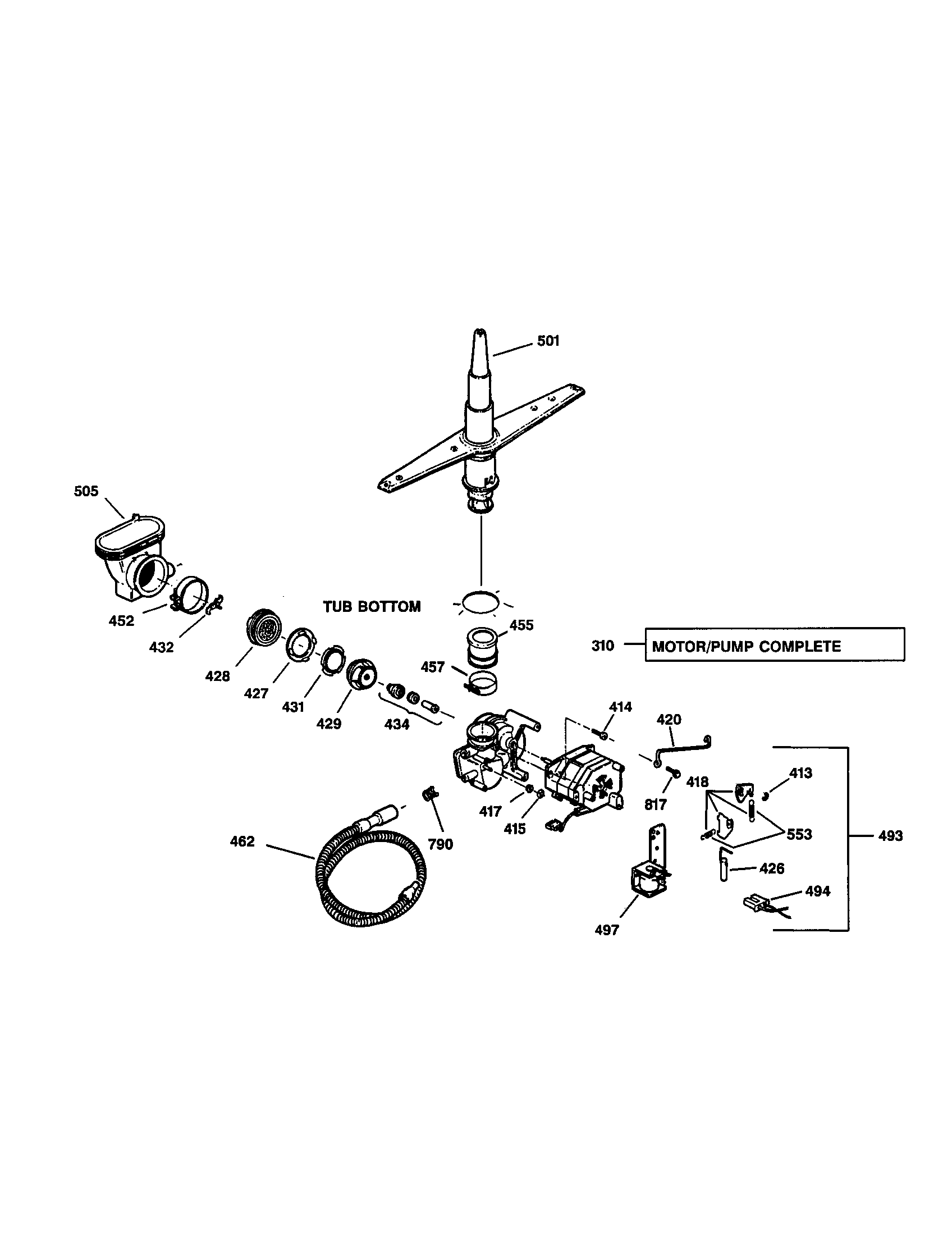 Motor-pump mechanism
