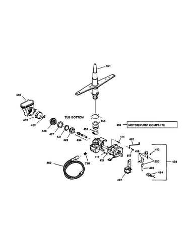 Motor-pump mechanism