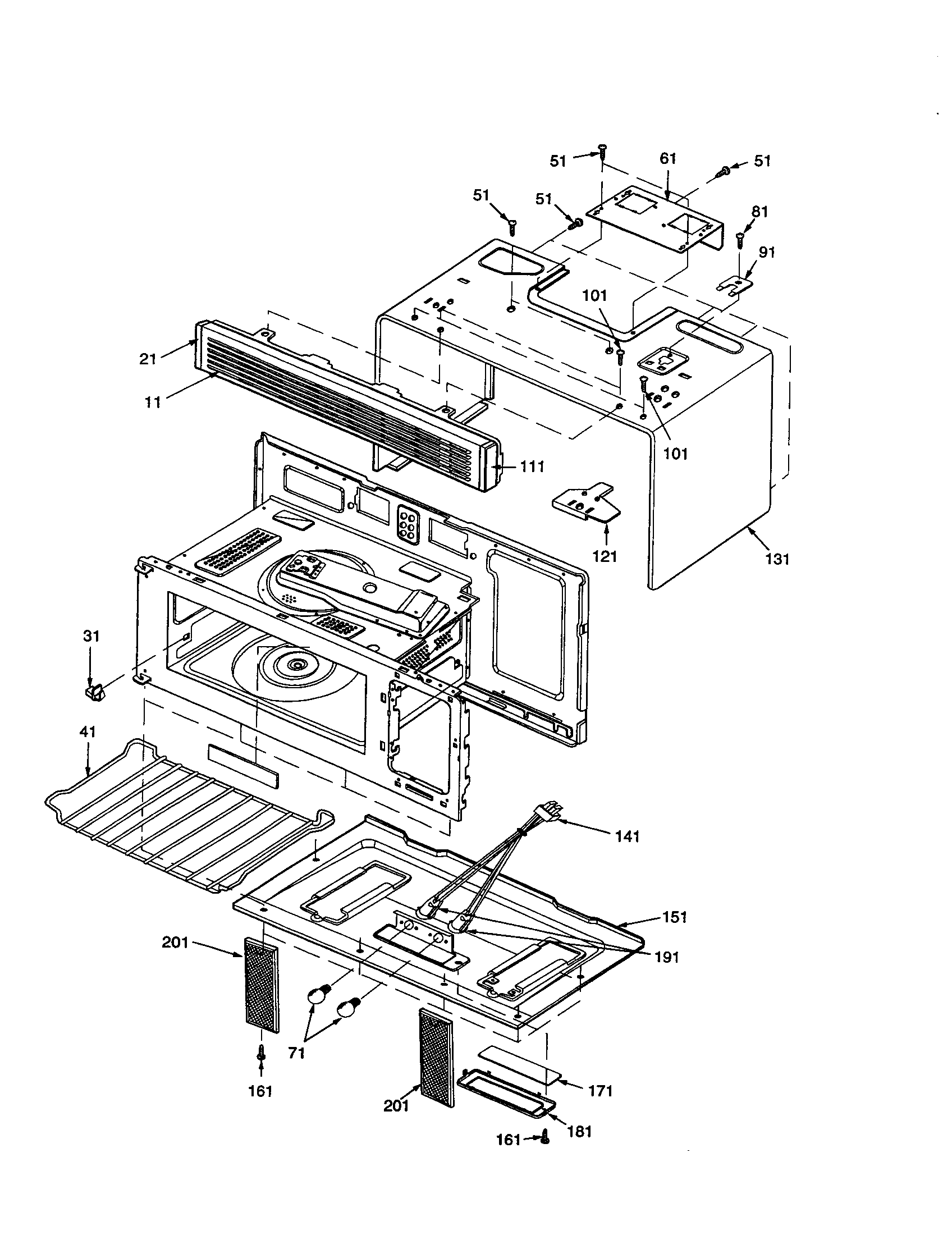 OUTERCASE/RACK/LIGHTS AND FILTERS