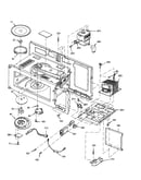 Magnetron/transformer/turntable