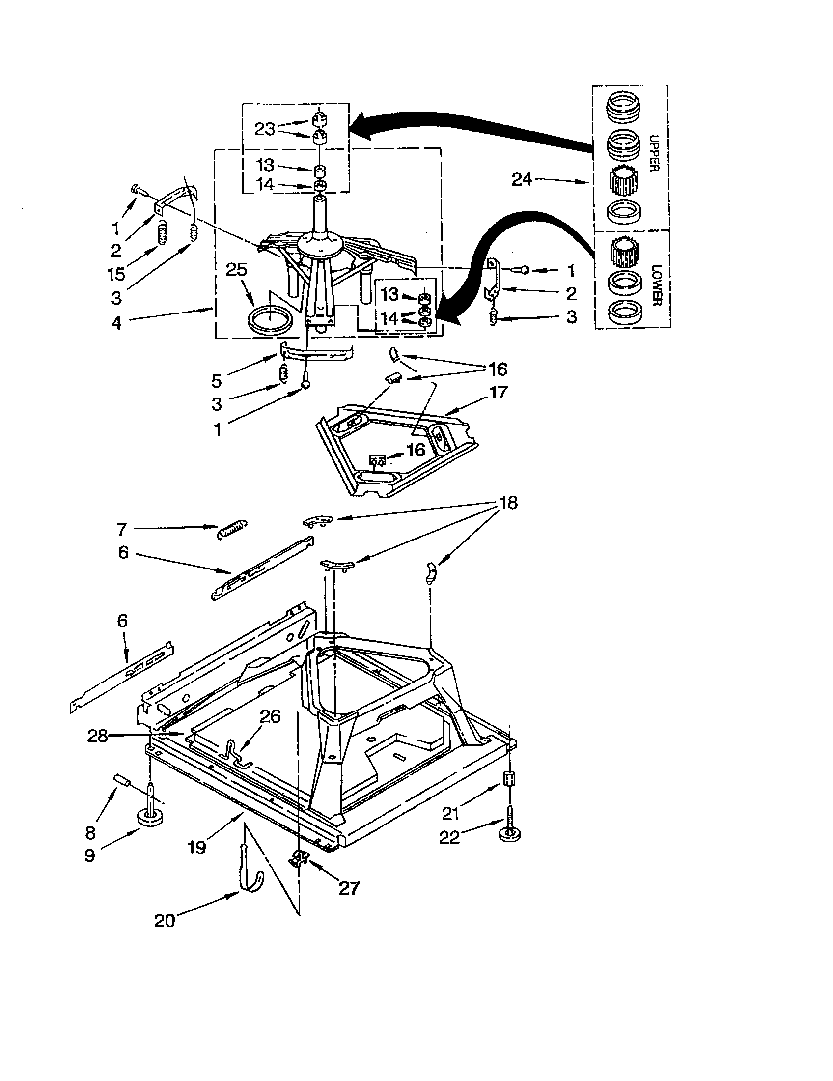 Machine base