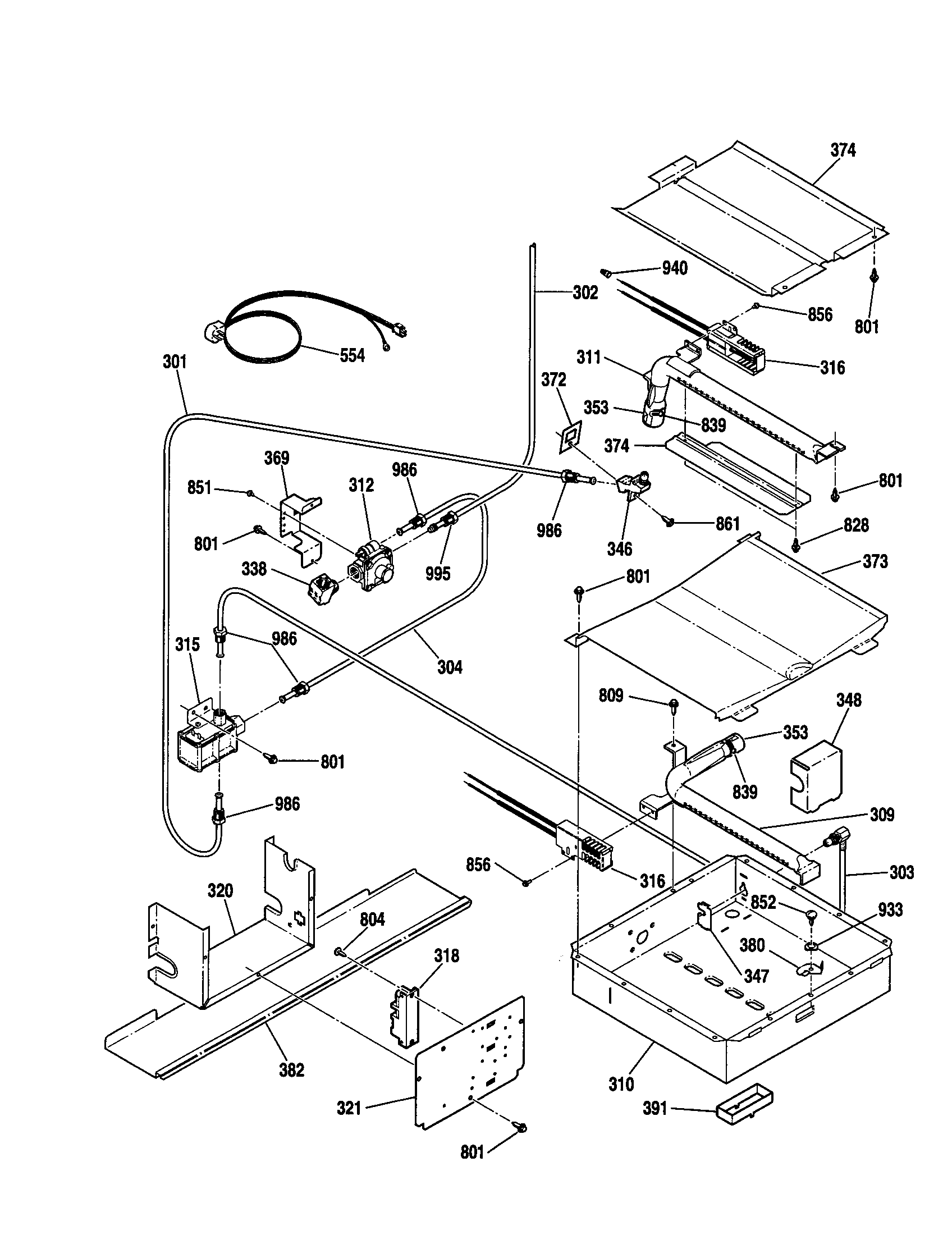 Oven burner