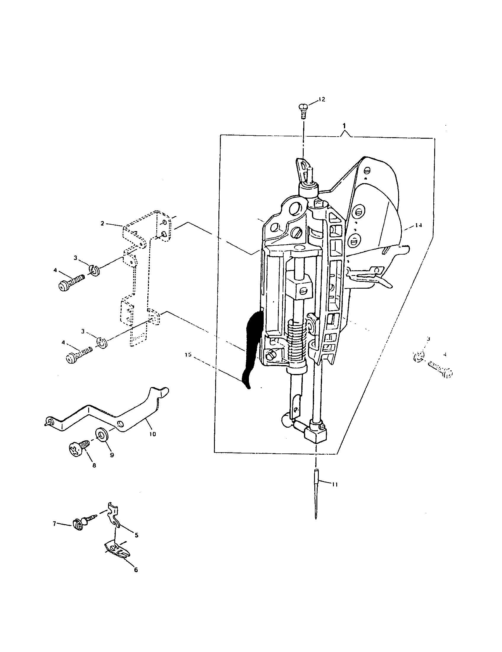 COAXIAL PRESSER BAR SYSTEM