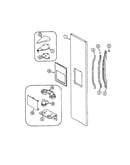 Freezer outer door