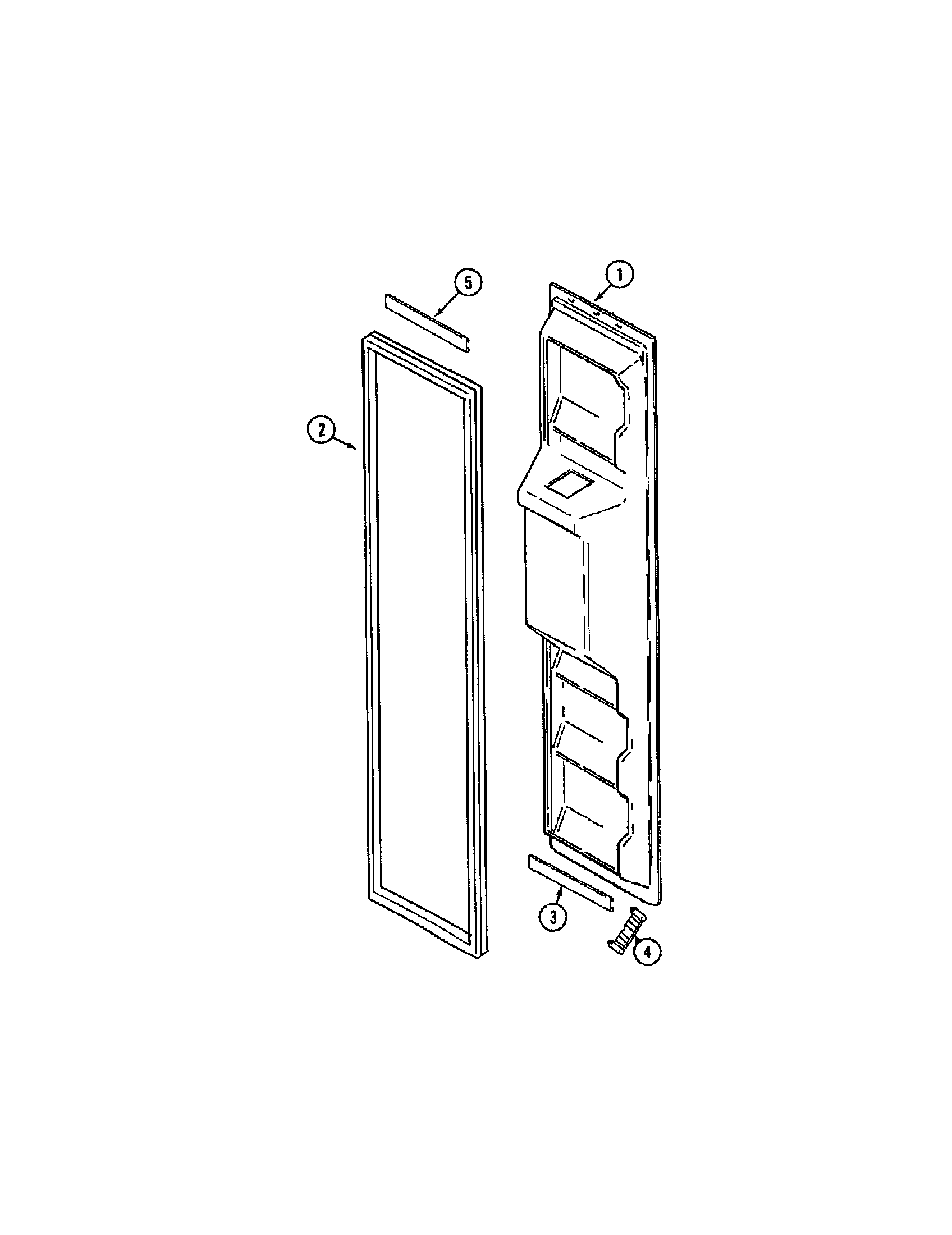 Freezer inner door