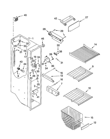 Freezer liner