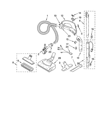 Hose and attachment