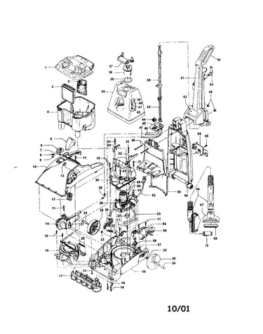 Upright extractor