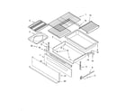 Kenmore 66575029100 drawer and broiler diagram
