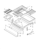 Drawer and broiler