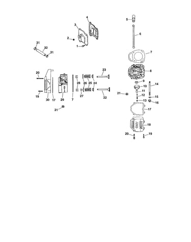 Head/valve/breather