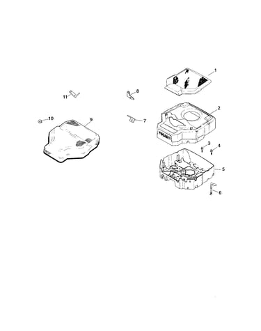 Blower housing and baffles