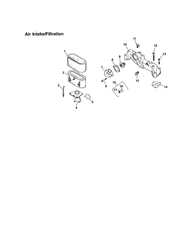 Air intake/filtration
