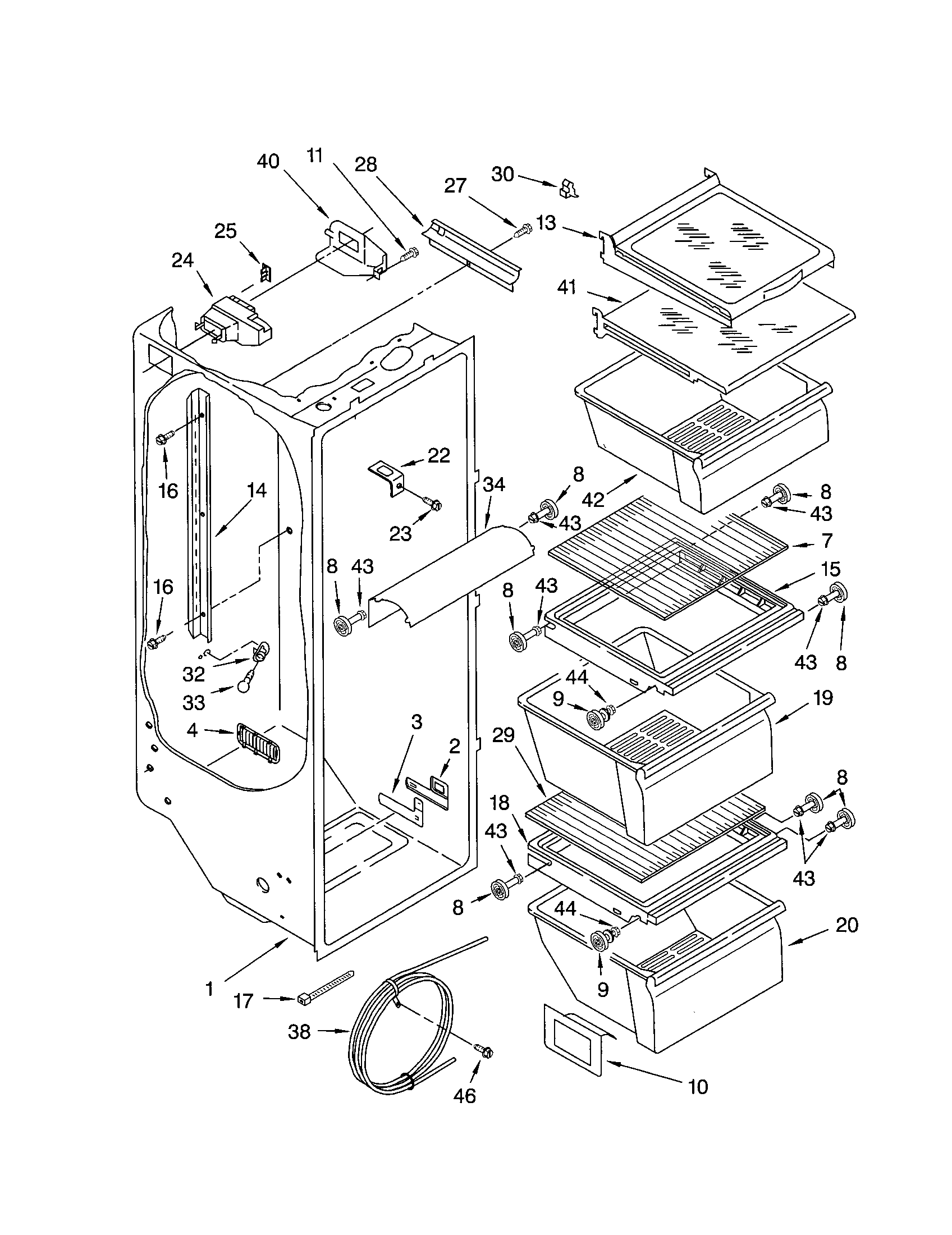 Refrigerator liner