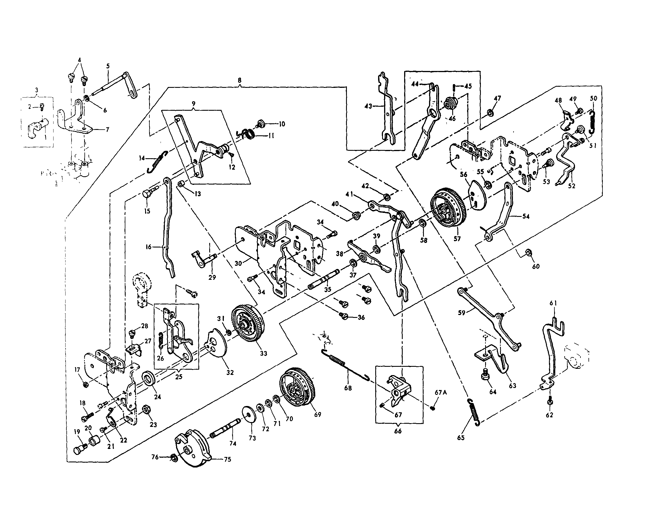 BUTTONHOLE/FEED CONTROL MECHANISMS