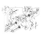 Singer 776 APOLLO HOOK buttonhole/feed control mechanisms diagram