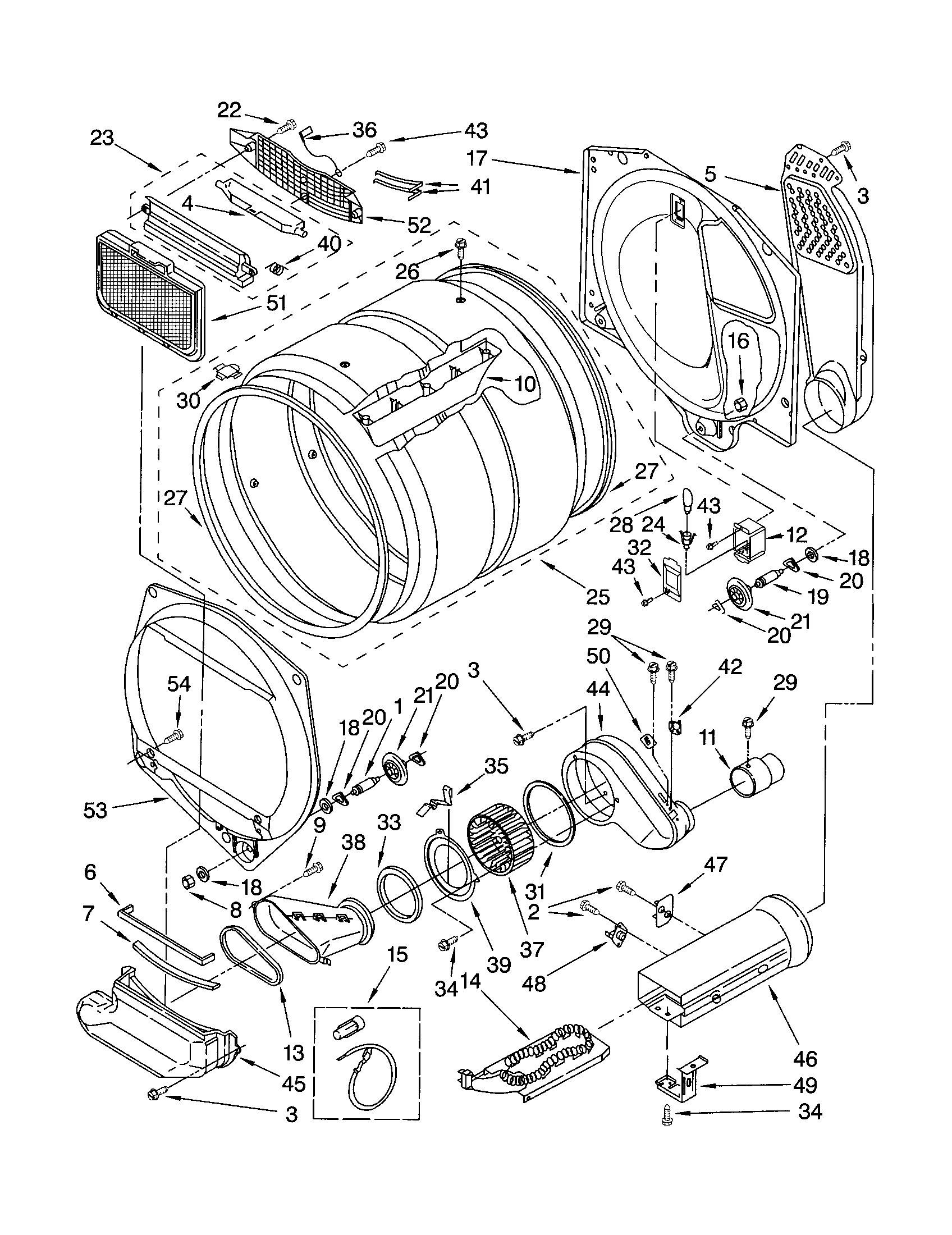 Dryer bulkhead