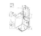 Kenmore Elite 11092964101 dryer support and washer harness diagram