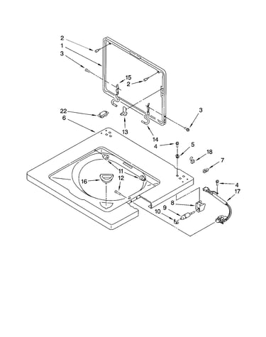 Washer top and lid