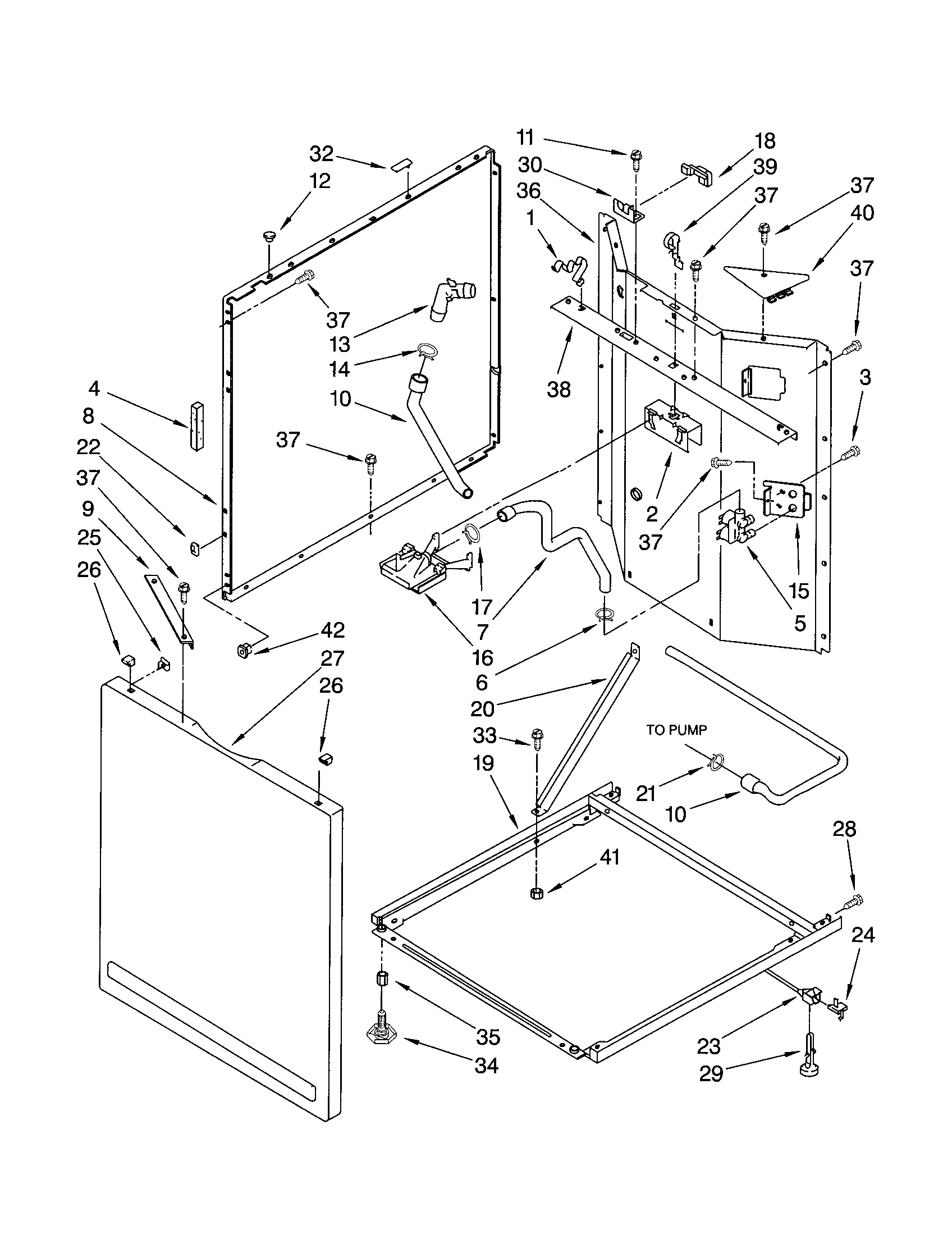 WASHER CABINET