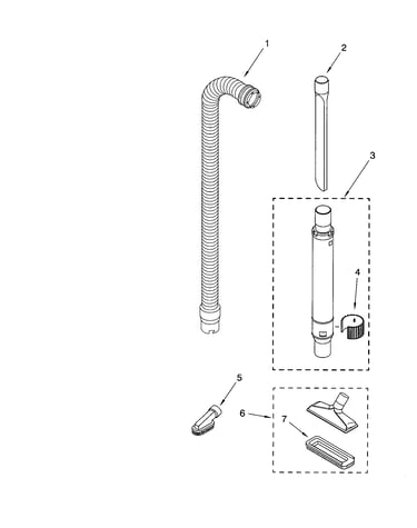 Hose and attachment