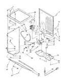 Dryer cabinet and motor