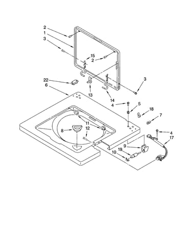 Washer top lid