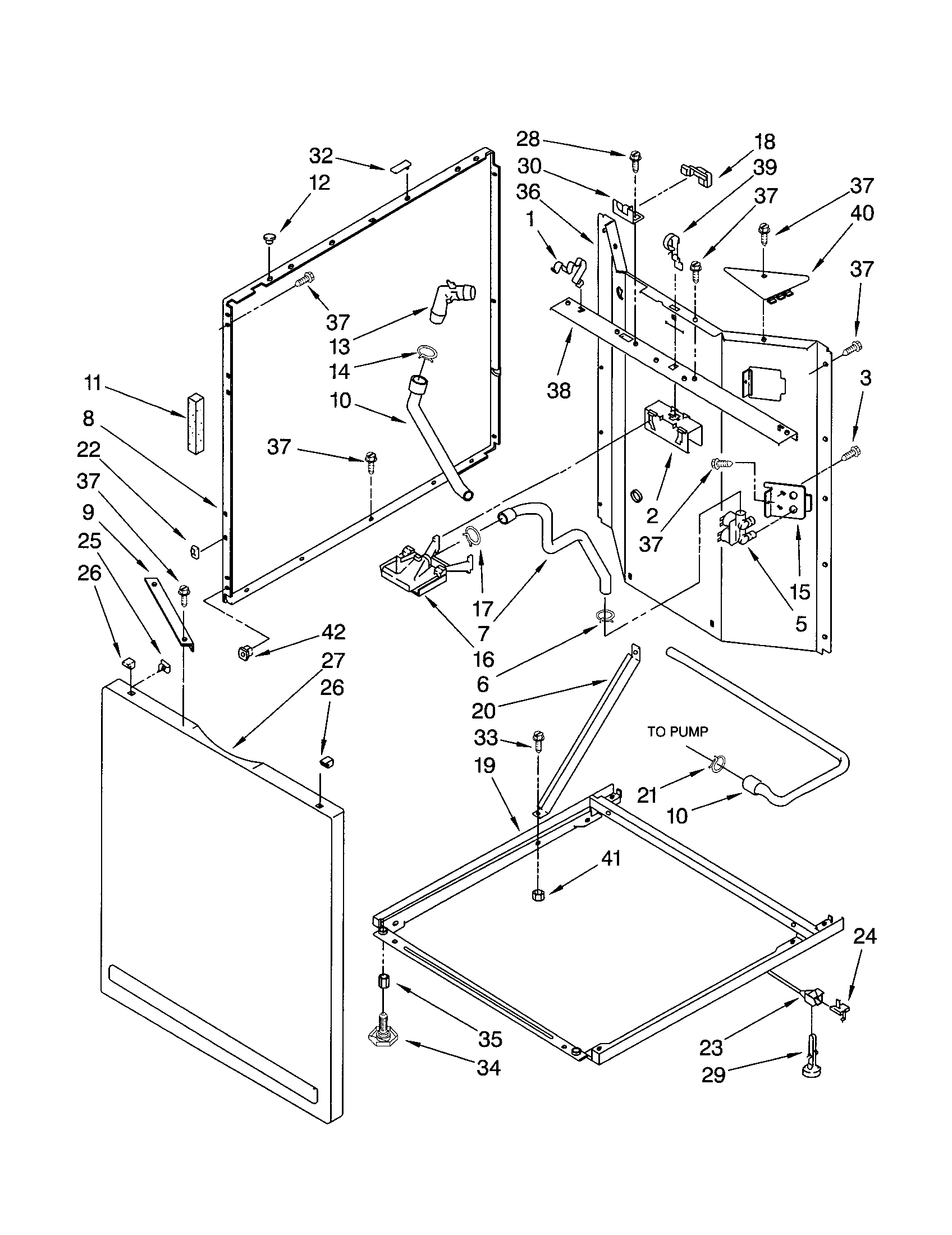 WASHER CABINET