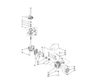 Kenmore 11092972101 brake/clutch/gearcase/motor/pump diagram