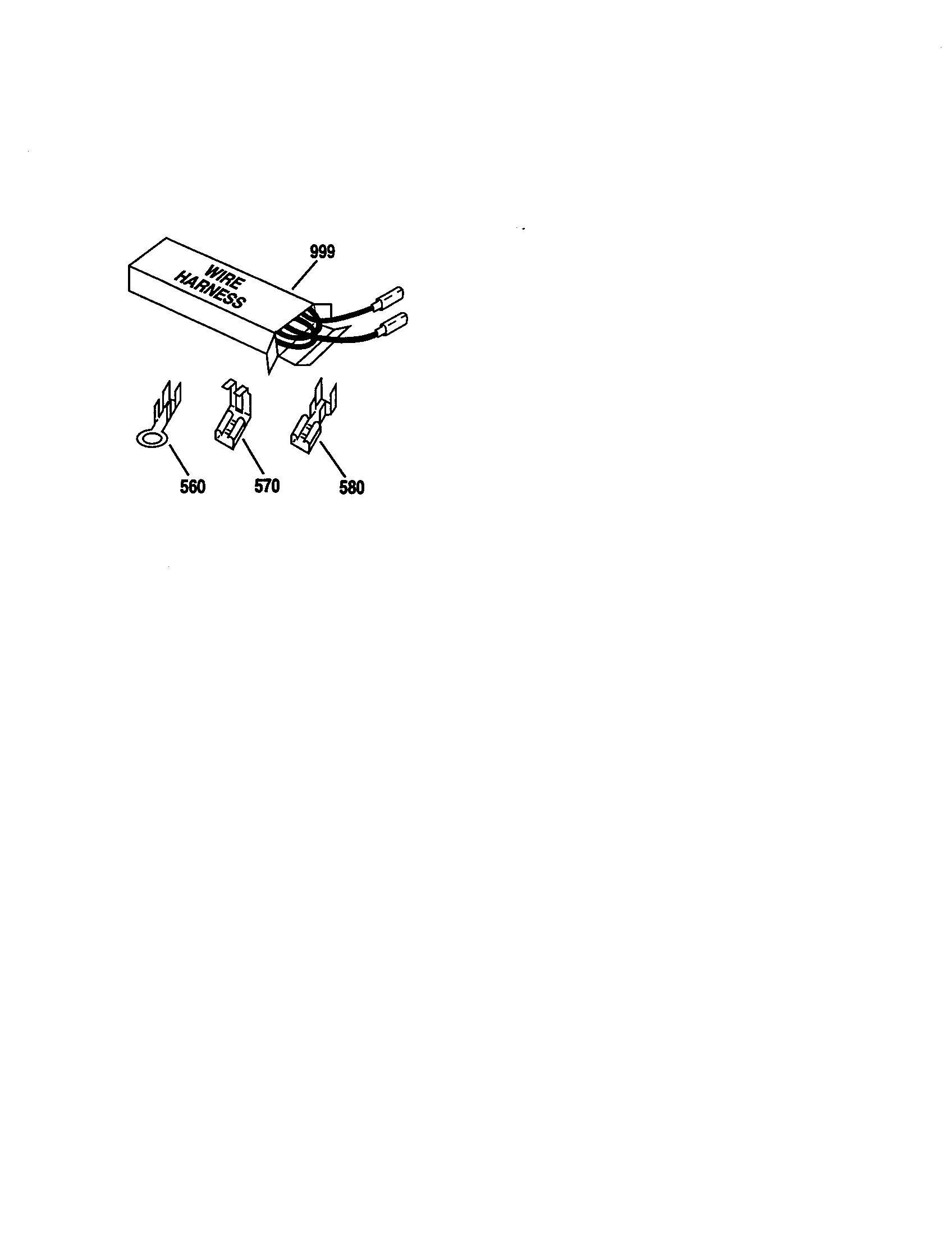 WIRE HARNESS AND COMPONENTS