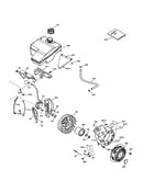 Tank/flywheel/starter