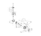 Kenmore 11013202200 brake/clutch/gearcase/motor/pump diagram