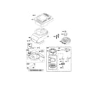 Craftsman 917377152 starter-rewind diagram