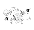 Craftsman 917377132 bag/wheels/tires diagram